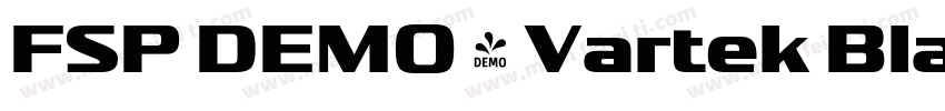 FSP DEMO - Vartek Black字体转换
